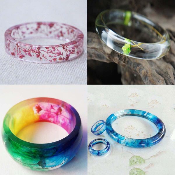 Resin Jewellery Mold Bracelet White 75mm Dia., 1 Piece