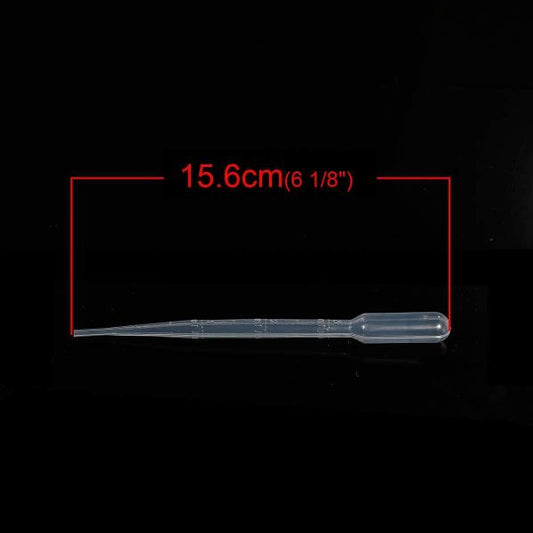 Resin Jewelry Tools Disposable Transfer Pipettes Clear, 5 PCs