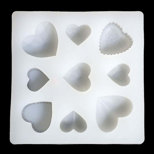 Resin Jewellery Mold for Making Hearts