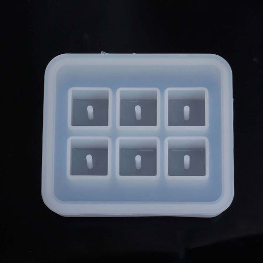 Resin Jewellery Mold for Making Square 16mm Beads