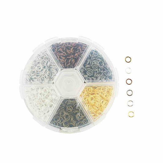 Jump Ring Kits, Mixed Opened 5mm, (2300pcs)