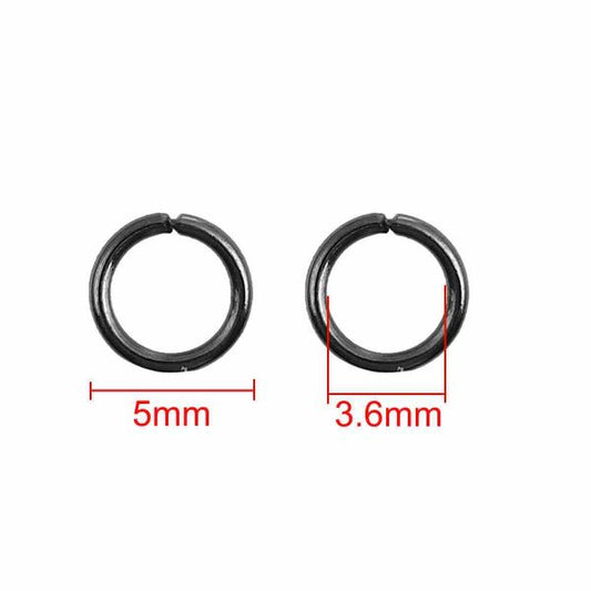 Jump Ring Kits, Mixed Opened 5mm, (2300pcs)