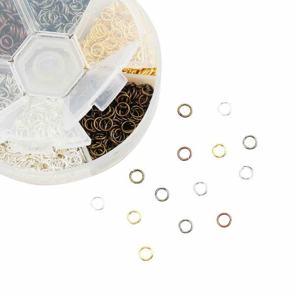 Jump Ring Kits, Mixed Opened 5mm, (2300pcs)