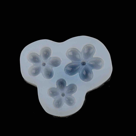 Resin Jewellery Mould, Flower Daisy, 23mm, 1pc - Style 1