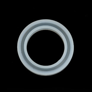 Resin Jewellery Mold Bracelet White 80mm Dia., 2 pcs