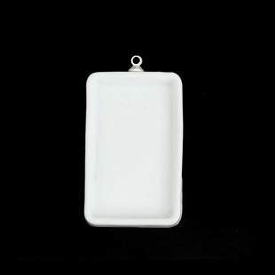 Ceramic Frame Settings 41x23mm, 1pc - rectangle