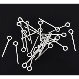 Eye Pins, Silver Plated, - Economy Range
