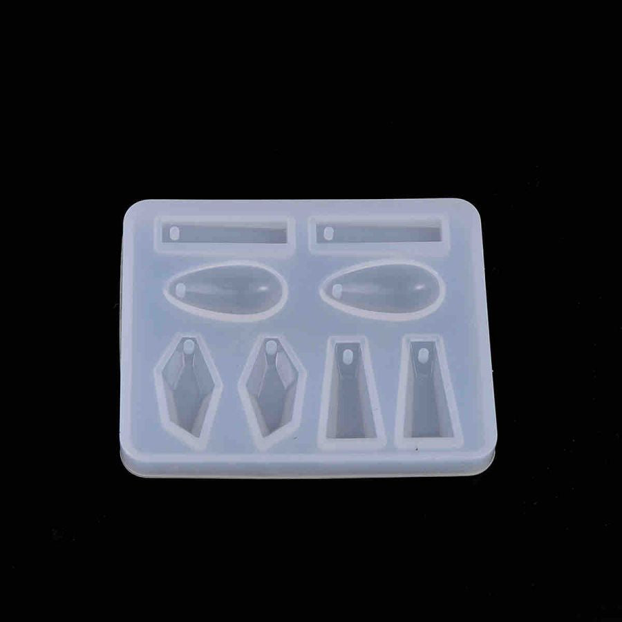 Resin Jewellery Mould, Mixed Shapes, 1pc  Style 5