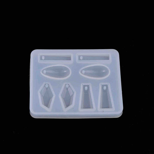 Resin Jewellery Mould, Mixed Shapes, 1pc  Style 5