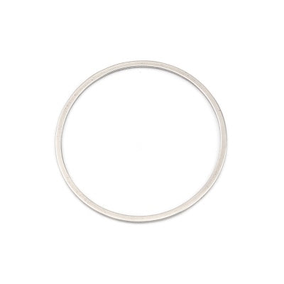Stainless Steel, Solid Ring, 3.5cm dia,  10pcs