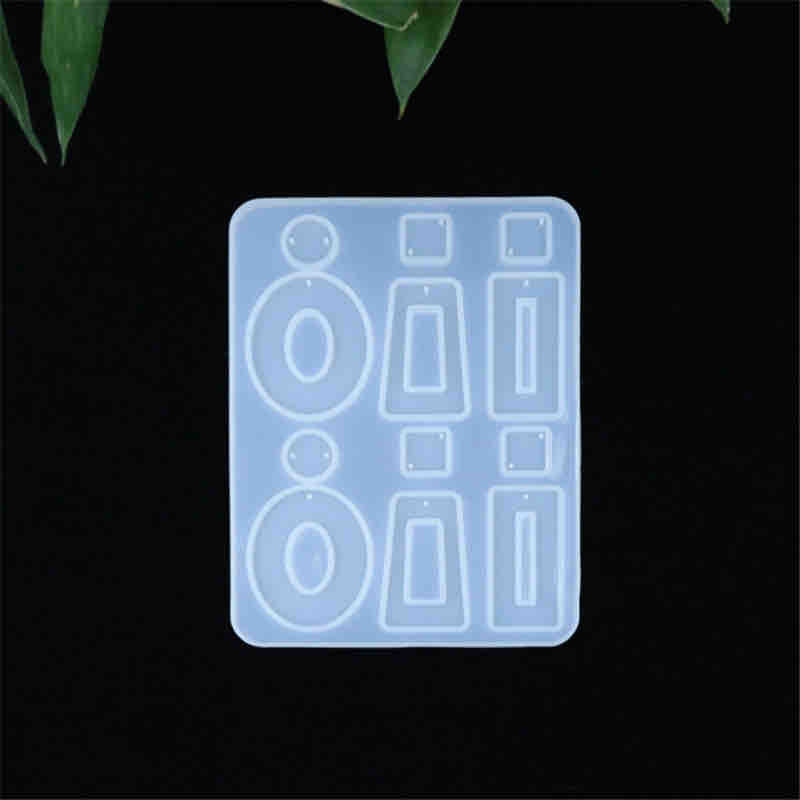 Resin Jewellery Mould, Geometric Earrings, 1pc  Style 2