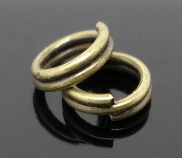 Split Rings, Antique Bronze, 5mm, 1,000pcs