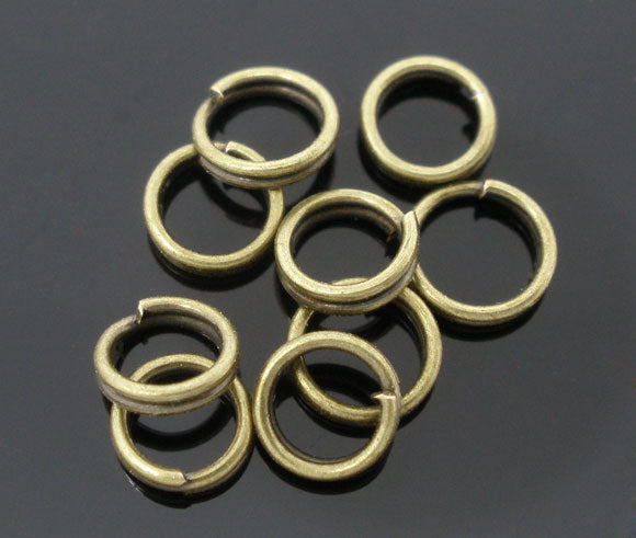 Split Rings, Antique Bronze, 5mm, 1,000pcs