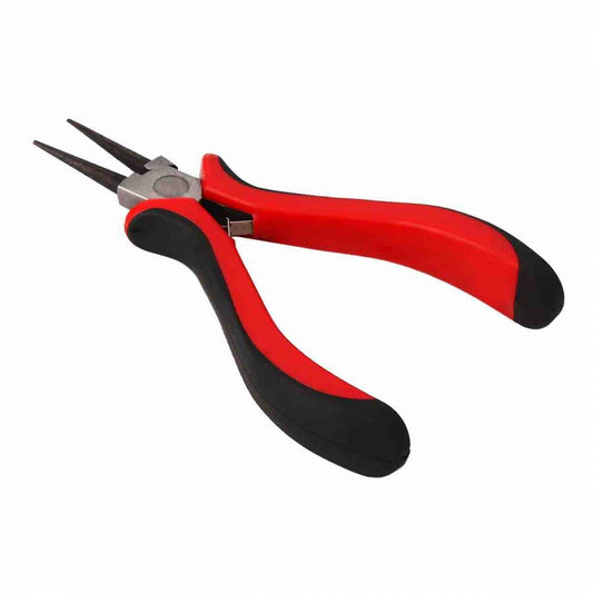Round Nose Plier - Red Ergo Handle 13.5cm. 1pc