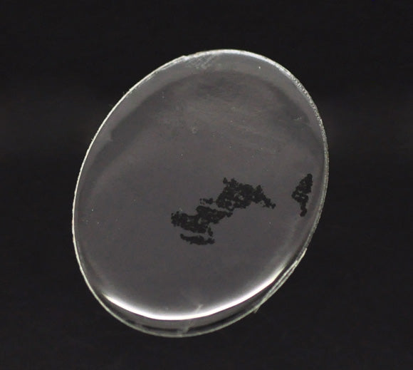 Clear Epoxy Self Adhesive Stickers, Oval, 30 x 40mm, 60pcs