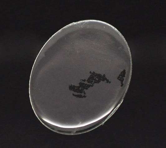 Clear Epoxy Self Adhesive Stickers, Oval, 30 x 40mm, 60pcs