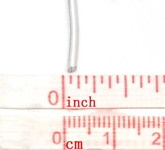 Aluminum Silver Plated Craft Wire, 2mm, 10 metres