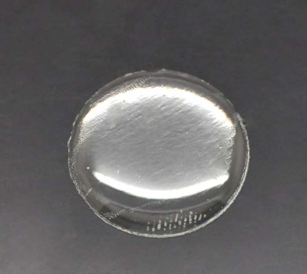 Clear Epoxy Dome Resin Stickers, Round, 16mm, 117pcs
