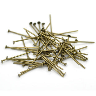 Head Pins, Antique Bronze - Economy Range