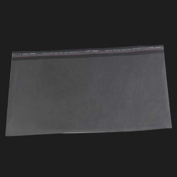 Self Adhesive Seal Plastic Cello Bags 22x36cm (Usable Space 22x33cm), 50pcs
