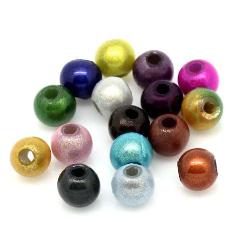 Bead, acrylic, mixed, 4mm round, Miracle Illusion, 500pcs