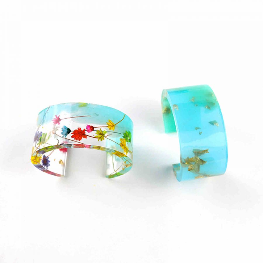 Resin Jewellery Mould, Bracelet Cuff, 1pc