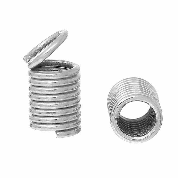 End Coil Tips, Antique Silver, 10 x 5mm, (fits 3mm cord) 300pcs