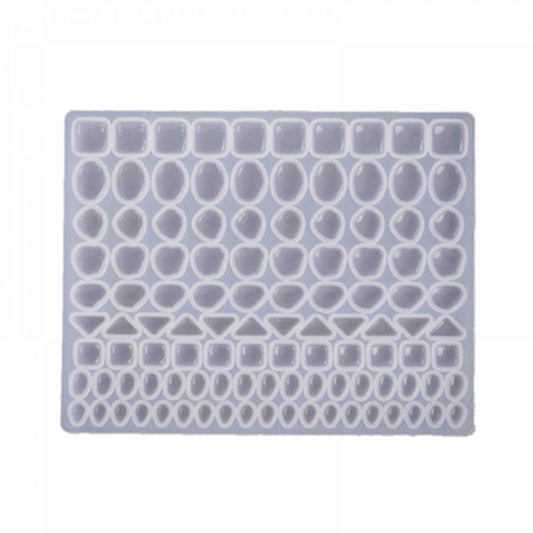 Resin Jewellery Mould, Mixed Shapes Cabs for Mosaic, 1 set