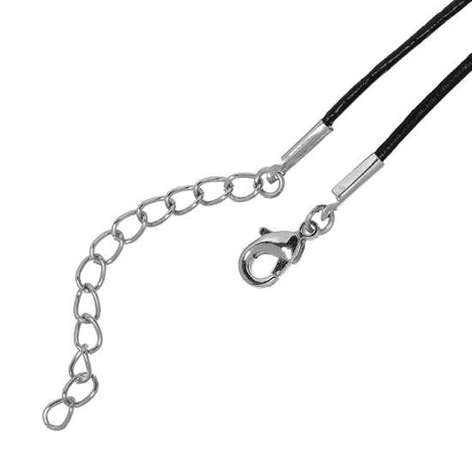 Leather Black Necklaces 71cm  - 5pcs
