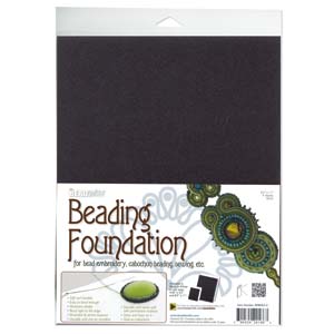 Beading Foundation, Black, 8.5" x 11"  4 sheets
