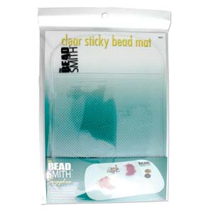 Clear Sticky Bead Mat (7.5 x 5.5 in) by The Beadsmith