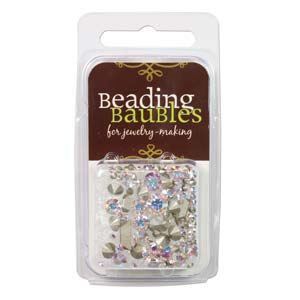 Swarovski Chaton Mix Crystal AB appx 4.5grams