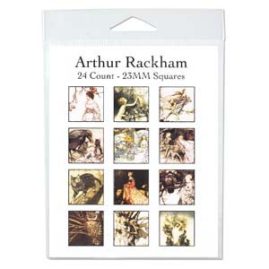 Arthur Rackman 23mm, 4 x 11 inch collage sheet