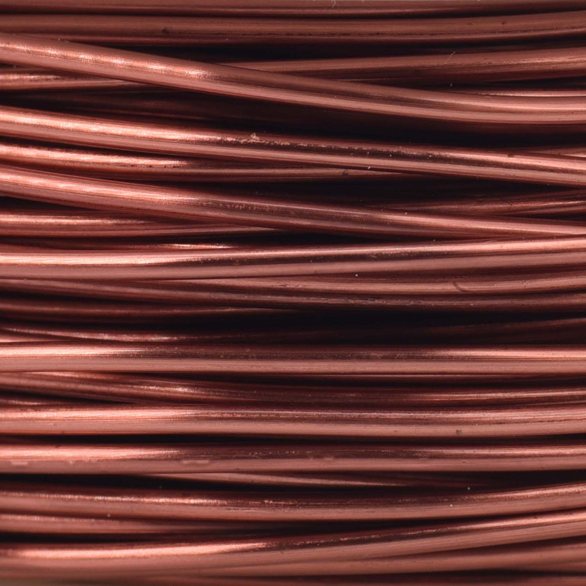 Beadsmith Craft Wire 18ga, Silver Plated Antique Copper, round, 7 yards