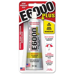 E6000 Plus Clear 56.1ml -  No Odour