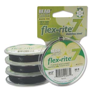 Flexrite 7 Strand .012 Black 30 foot