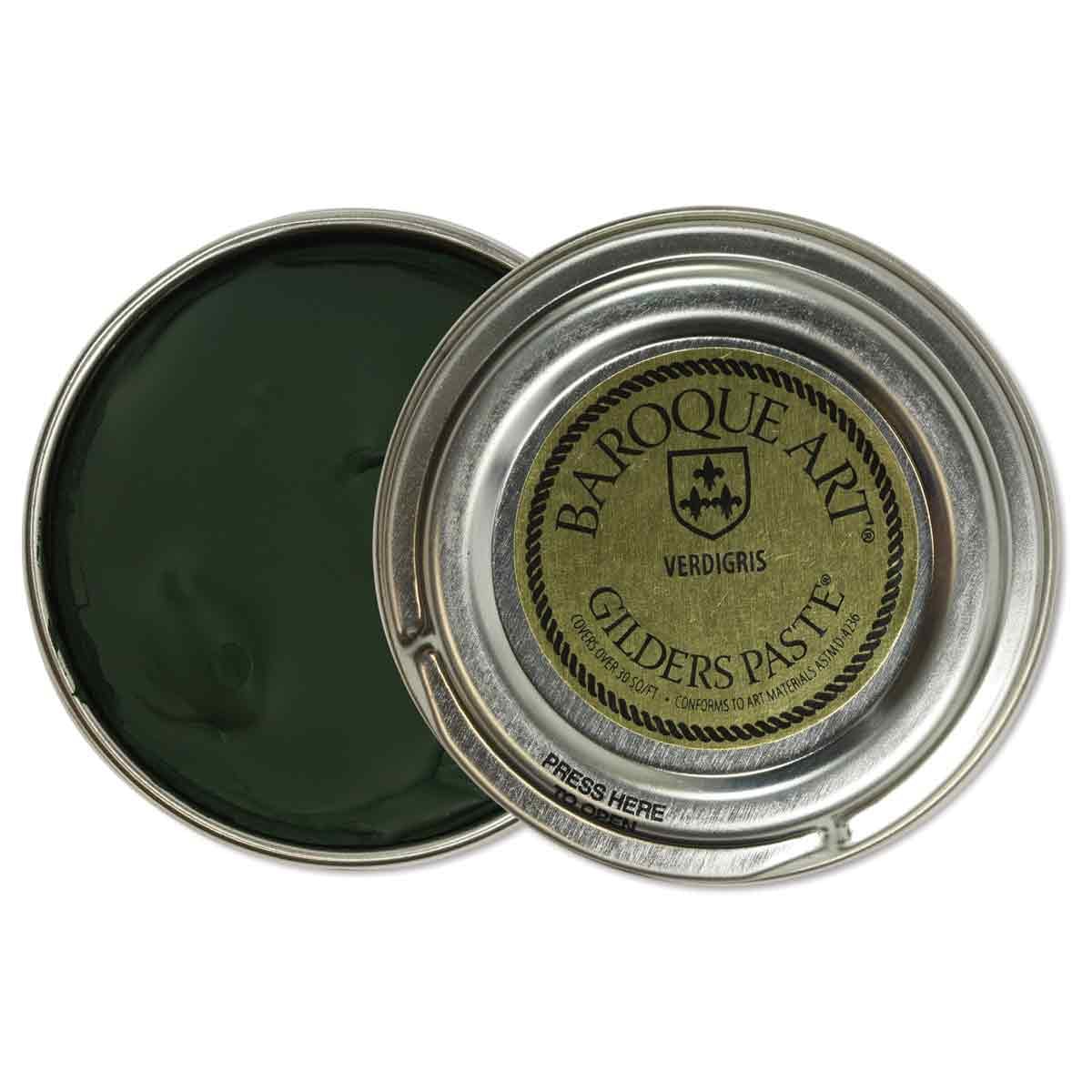 Baroque Art Gilders Paste, Verdigris (Deep Green), 30ml, 1.5oz,