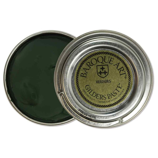 Baroque Art Gilders Paste, Verdigris (Deep Green), 30ml, 1.5oz,