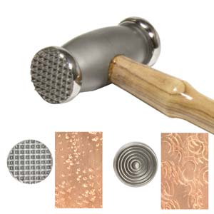 Hammer - 10 oz Double faced textured  thin circles/speckles