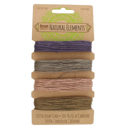 Hemp Cord for Beading by The Beadsmith  - New Colours Added