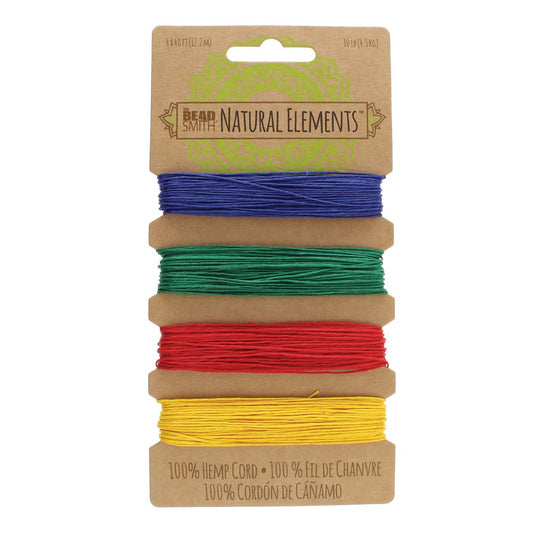 Hemp Cord for Beading by The Beadsmith  - New Colours Added