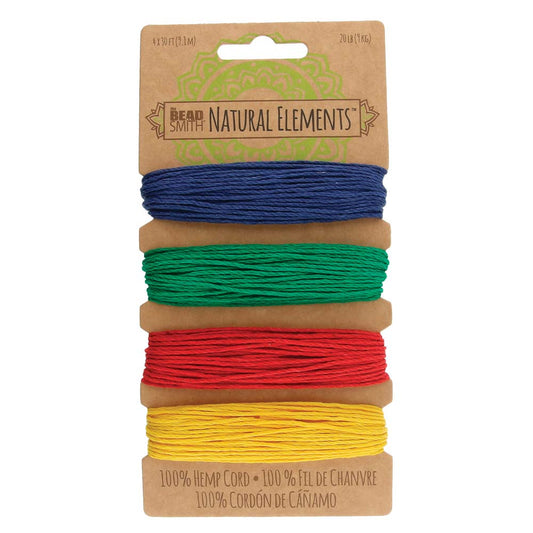 Hemp Cord for Beading by The Beadsmith  - New Colours Added