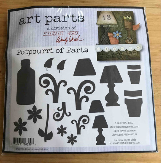 Art Parts Studio 49, Potpourri Of Parts, - Wendy Vecchi Art Parts