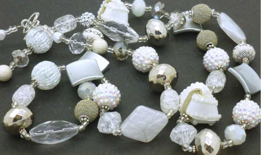 Snowy Signature Necklace, 104cm