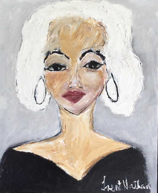 Blondie with Hoops by TRENT NATHAN