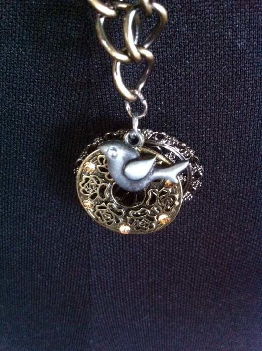 Dove Charm Necklace, 100 cm  - Tweet Tweet!