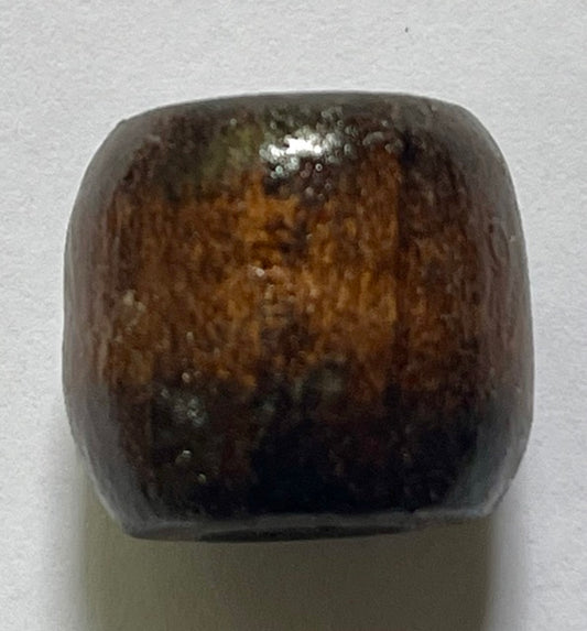 Wooden Beads Barrel, 17 x16mm, Dark Brown, 200 pieces, (7mm hole)