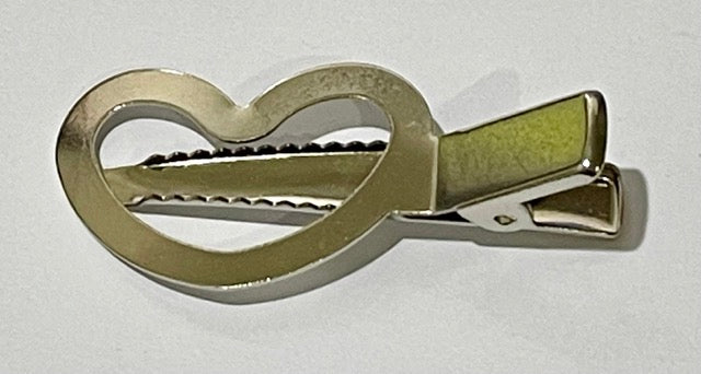 Hair Clip, Nickel Plate, 50mm x 25mm, 10 pcs
