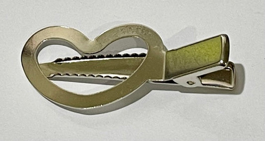 Hair Clip, Nickel Plate, 50mm x 25mm, 10 pcs