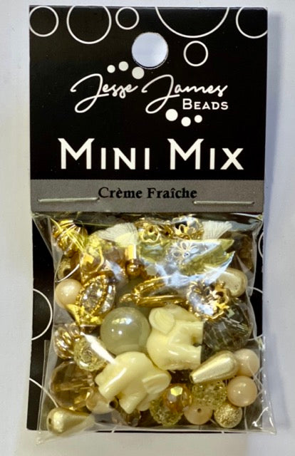 Jesse James, Mini Mix Beads, Creme Fraiche
